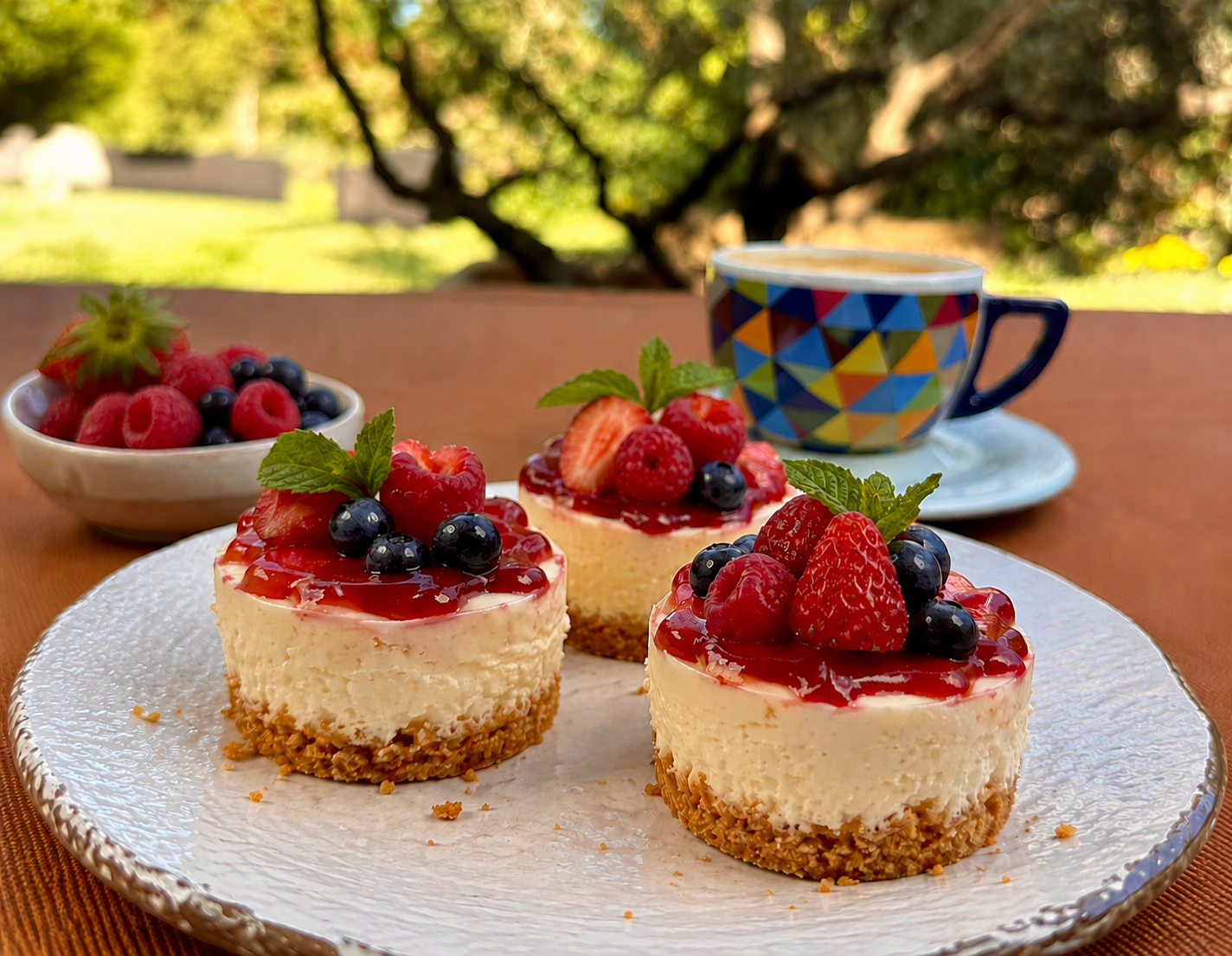 Mini Cheesecake Fit ai Frutti Rossi BellaVita - Linea Bella Vita