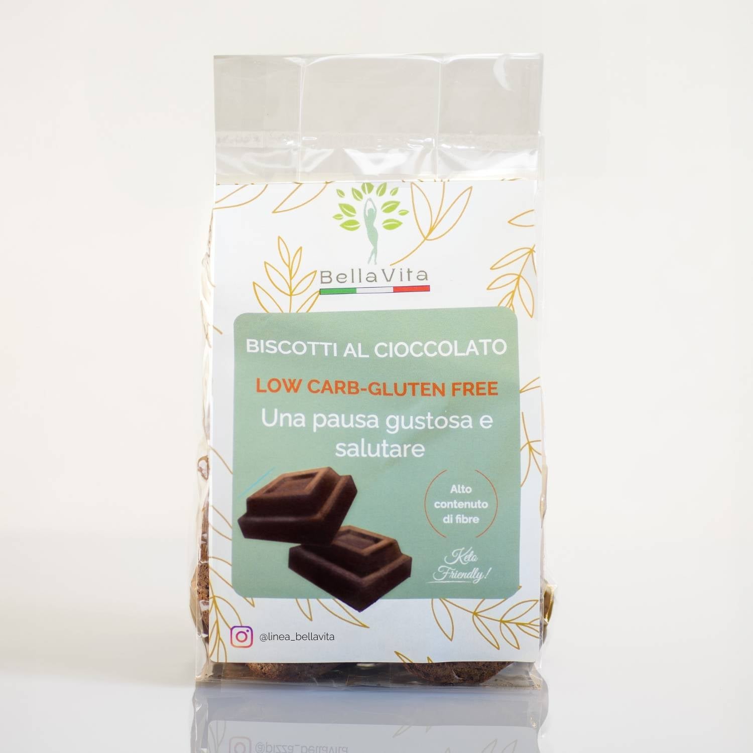 Biscotti al Cioccolato - Low Carb e Gluten Free - Linea Bella Vita