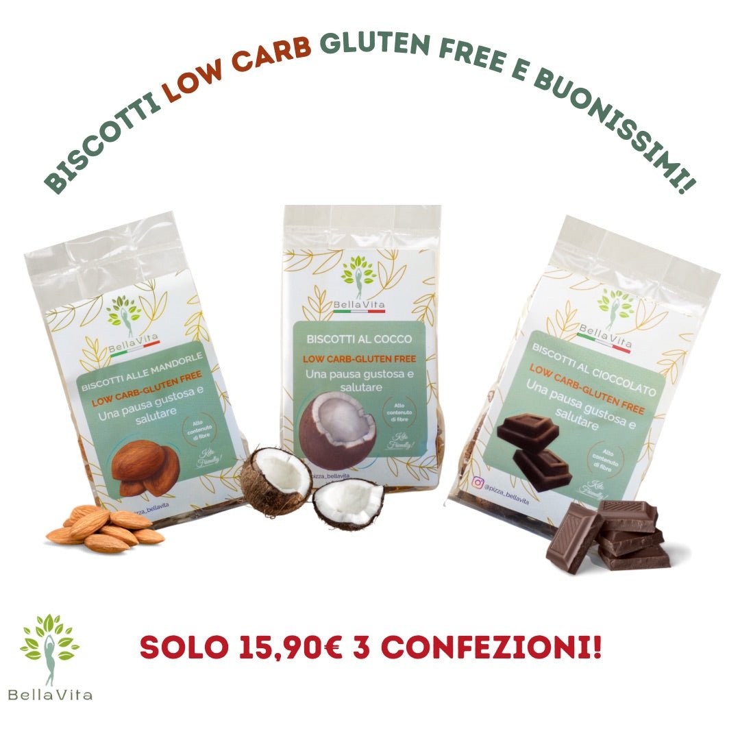 Box Biscotti Gluten Free e Low Carb 300g - Linea Bella Vita