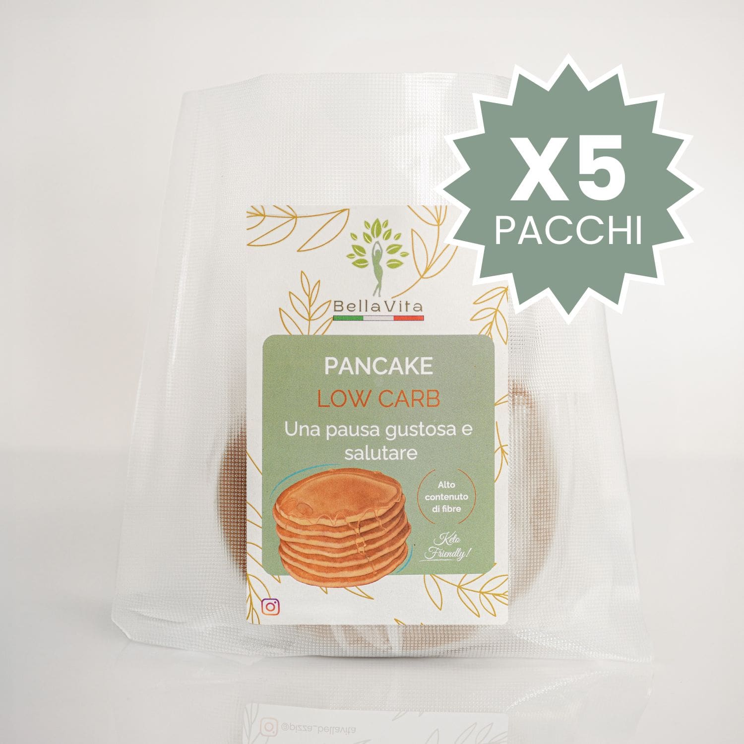 Box Pancake - Low Carb (5 Confezioni) - Linea Bella Vita