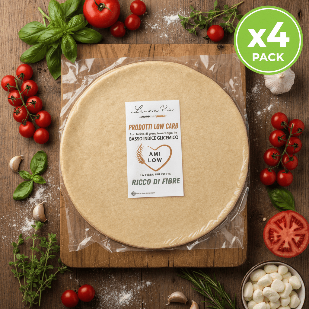 Box Pizza AmiLow linea più (4 Basi pizza) (720g)