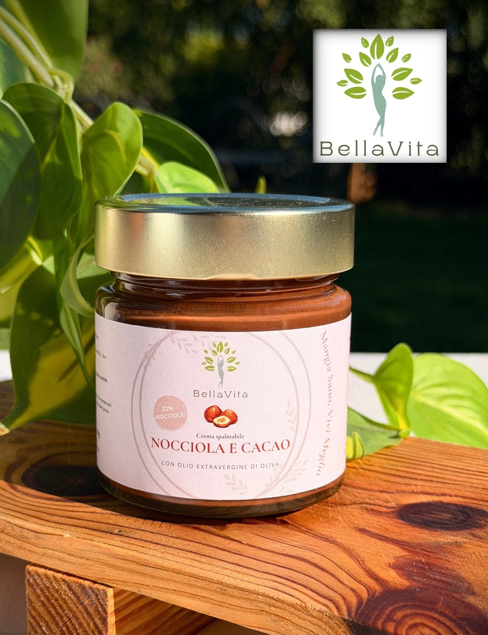 Crema spalmabile Nocciola e Cacao - Linea Bella Vita