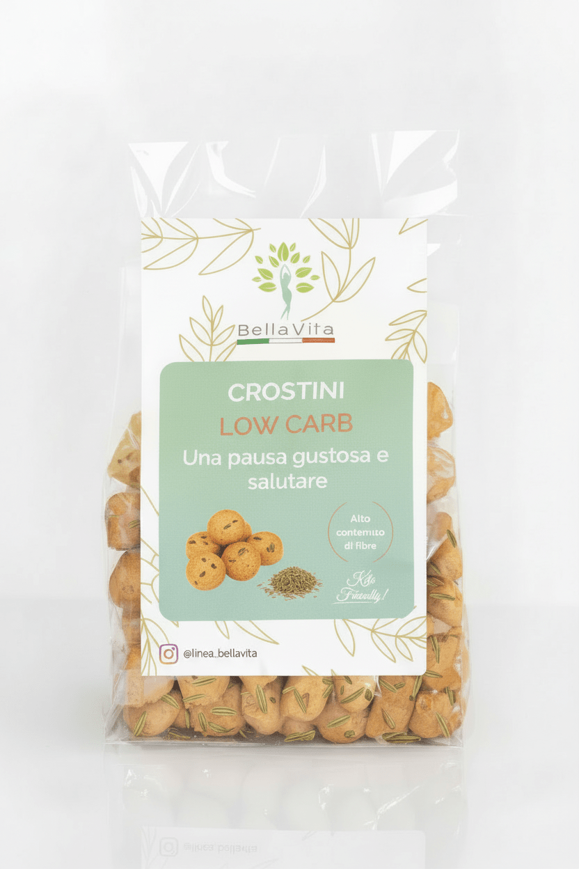 Crostini al finocchio low carb (150g) - Linea Bella Vita