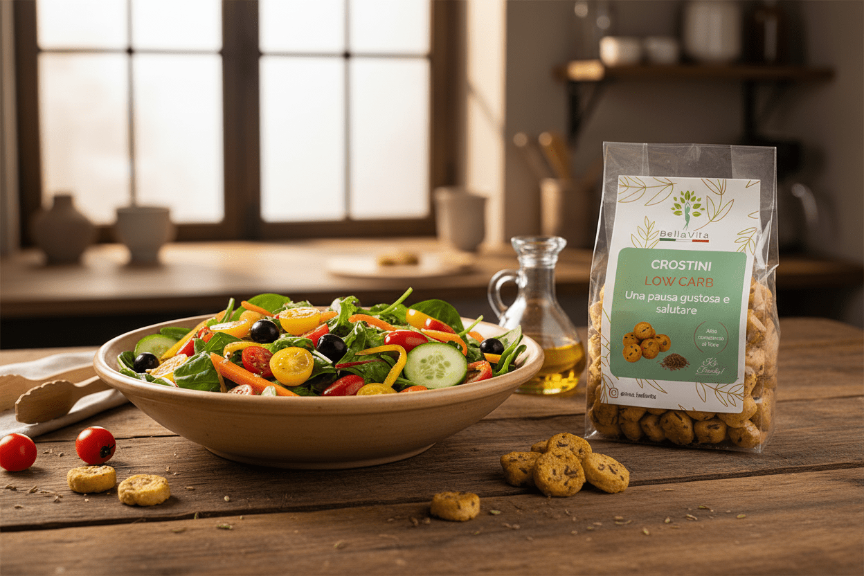 Crostini al finocchio low carb (150g) - Linea Bella Vita