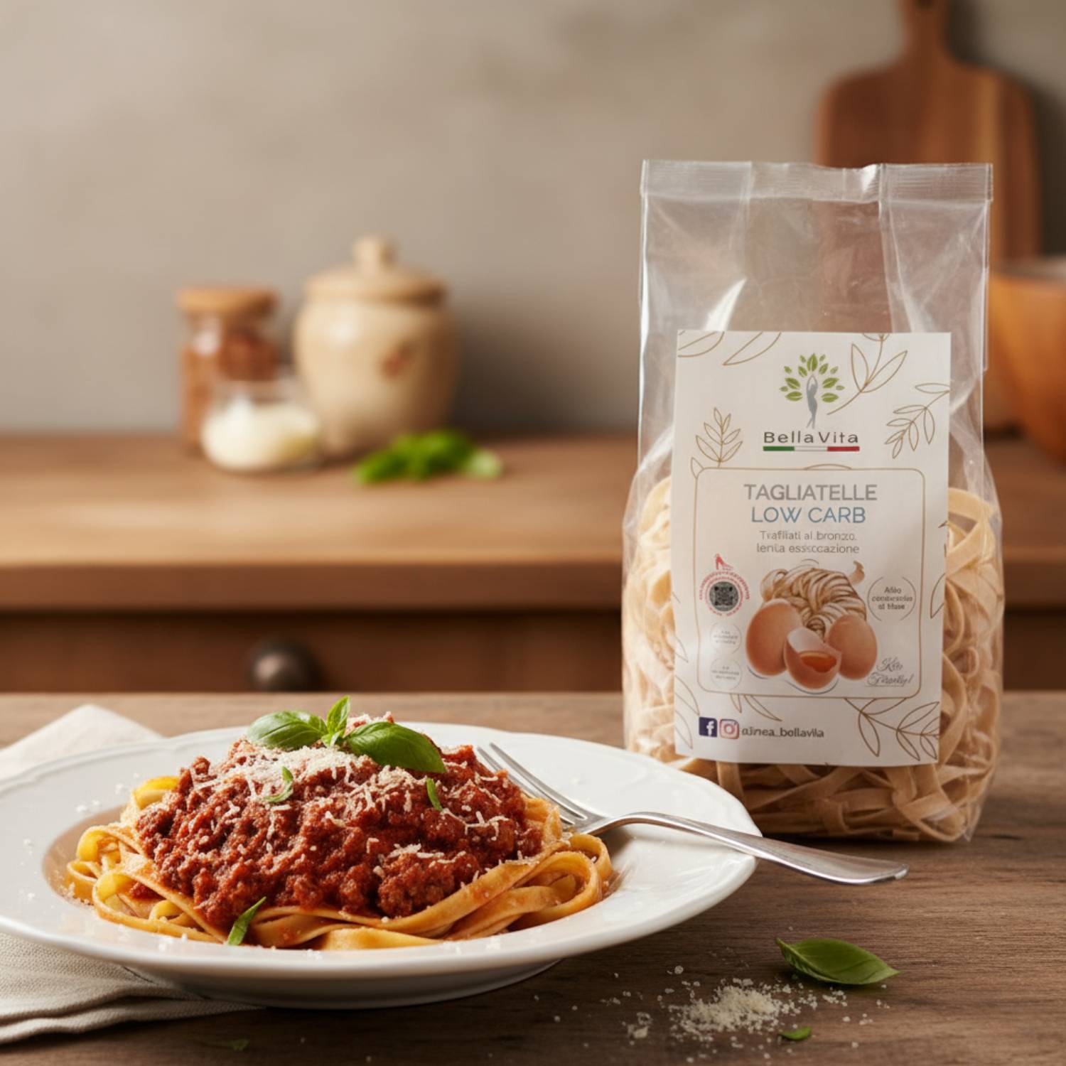 Tagliatelle all’Uovo - Low Carb - Linea Bella Vita